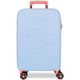 Disney Maleta de cabina mickey crazy trip rígida a con capacidad de 32l. Azul