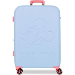 Disney Maleta de cabina mickey crazy trip rígida a con capacidad de 32l. Azul