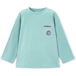 Mayoral Camiseta de manga larga para niño verde 140