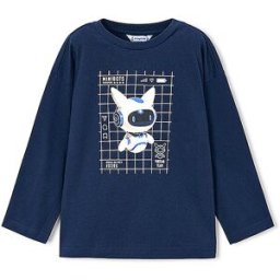 Mayoral Camiseta de manga larga para niño azul oscuro 140