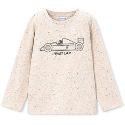 Mayoral Camiseta de manga larga para niño beige 140