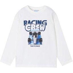 Mayoral Camiseta de manga larga para niño crema 140