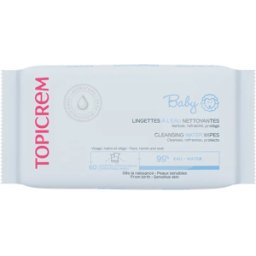 Topicrem Baby Toallitas Limpiadoras al Agua 60 Toallitas Compostables