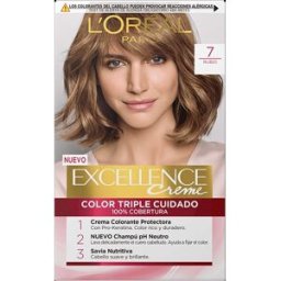 L'Oréal Paris Excellence Creme Coloración Permanente 7 Rubio