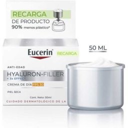 Eucerin Hyaluron-Filler Crema de Día SPF30 Piel Seca Recarga 50 ml