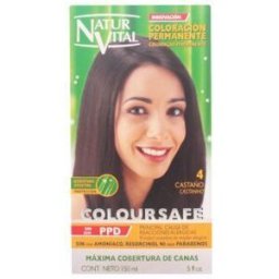 Naturaleza y Vida Coloursafe Tinte Permanente 4 Castaño 150 ml 150 ml