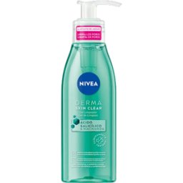 Nivea Derma Skin Clear Gel Limpiador Facial 150 ml