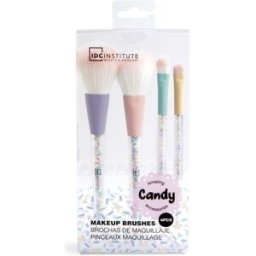 Idc Institute Set de Brochas de Maquillaje Candy 4 piezas
