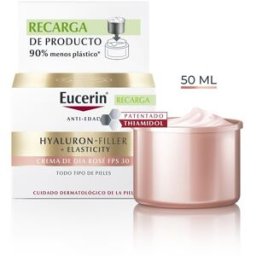 Eucerin Hyaluron-Filler+ Elasticity Crema de Día Rosé SPF30 Recarga