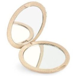 Beter Espejo Bolso Doble Plegable beige