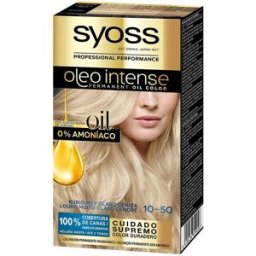 Syoss Oleo Intense Tinte sin Amoniaco 10-50 Rubio Claro Ceniza
