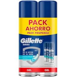 Gillette Series Gel de Afeitar Eucalipto Duplo