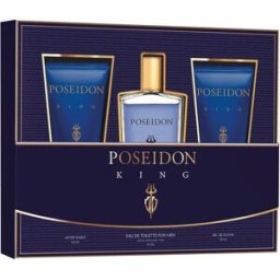 Poseidon Set Eau de Toilette hombre The King 3 piezas