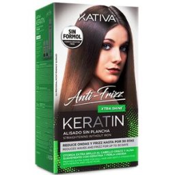 Kativa Kit Anti frizz Xtra Shine Alisado sin Plancha 30 Días 1 Unidad