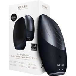 Geske Smart App Guided Cepillo Facial Sónico 6 En 1 1 Unidad Negro