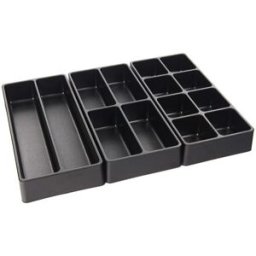 HBM Juego de incrustaciones de 3 piezas para carro de herramientas, 6 cm de altura