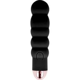 DOLCE VITA Vibrador Recargable Six Negro 7 Velocidades 1 ud
