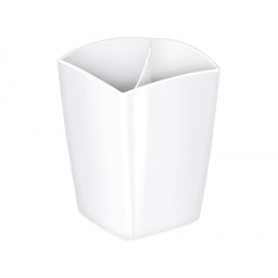 Cubilete portalapices cep blanco opaco plastico magnetico 78x74x95 mm