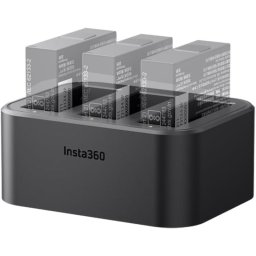 Insta360 Hub de Carga Rápida para 3 Baterías Insta360 X4