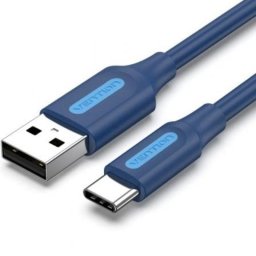 Cable USB 2.0 Vention COKLH Tipo-C a USB-A 2 m Azul carga rápida
