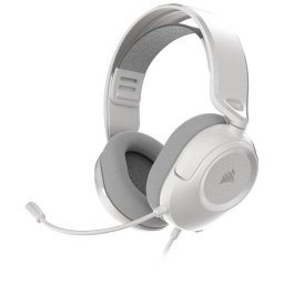 Auriculares Corsair HS35 v3 con cable jack 3,5 mm Gaming, micrófono omnidireccional, blancos