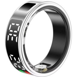 Anillo inteligente Avizar Saturn Talla 10 Bluetooth IP68 Batería 5 días Plata