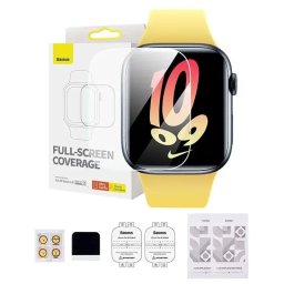 Película protectora Baseus NanoCrystal 41mm AP Watch 7/8 Transparente