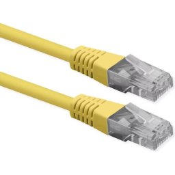 Cable de red Roline CAT6 U/UTP RJ45 0,30 m amarillo