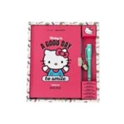 diario personal + boli con tinta normal e invisible hello kitty - toda