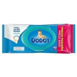 Dodot Toallitas Bebé Húmedas Recambio 72 Unidades