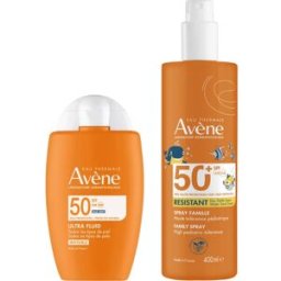 Avene Avène Pack Ultra Fluido Invisible Spf50 50 ml + Spray Familia Spf50+ 400 ml