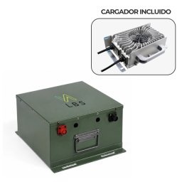 KIT Batería para Buggy de Golf LiFePO4 51.2V 60Ah LBS Battery + Cargador 15A