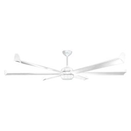 Klassfan Bigcool White Ventilador de Techo DC WiFi con Luz LED y Mando 100W 236cm
