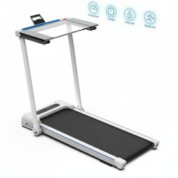 Cinta de correr Clover Fitness Sorolla 05 con escritorio extraíble, diseño 3 en 1