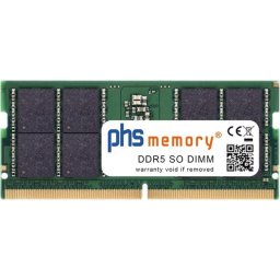 Memoria RAM PHS-memory ASUS ROG Strix G615LR 64GB DDR5 5600MHz SO-DIMM