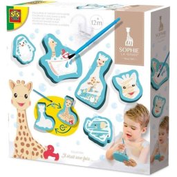 Set de baño SES Creative Sophie la Girafe para colorear con agua reutilizable