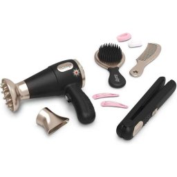 Set de peluquería infantil Smoby My Beauty Hair Set 10 piezas con secador electrónico