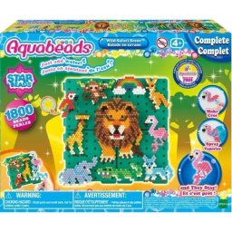 Kit de mosaico Aquabeads 31968 1000 cuentas multicolor y accesorios creativos