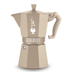 Cafetera italiana Bialetti Moka Exclusive 6 tazas apta inducción
