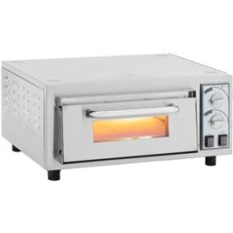 Horno para pizza - 1 cámara - 2400 W - Ø 40 cm - piedra refractaria - Royal Catering 10012798