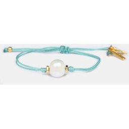 Link & Love Link & Love - Pulsera Perla de hilo turquesa. Turquesa