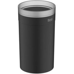 Roca Vaso portacepillos de encimera Victoria . Negro mate
