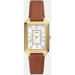 Fossil Reloj de mujer raquel es5307 de piel. Marrón