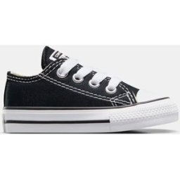 Converse Zapatillas casual de bebés-niños Chuck Taylor All Star Baja Lona . (20) Negro