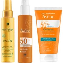 Avene Avène Pack Cleanance Spf50+ + Spray Invisible Spf50 + Aceite Solar Protector Kpf50+