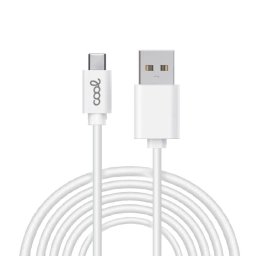 Cool Cable Universal USB 2.0 a USB-C 2.4 Amp 3m Blanco