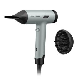 Secador de Pelo Iónico Rowenta Tiny HY7120 1600W 3 Temperaturas 3 Velocidades con Difusor Negro Verde