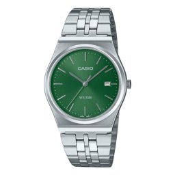 Reloj Casio MTP-B145D-3AVEF analógico acero inoxidable verde resistente agua