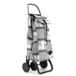 Carro de la compra Rolser I-Max Logos 4 ruedas aluminio plegable 43 L negro/gris/blanco