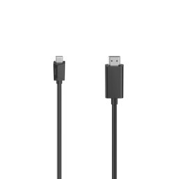 Cable Hama USB C a HDMI 1,5 m Negro con Protección Magnética